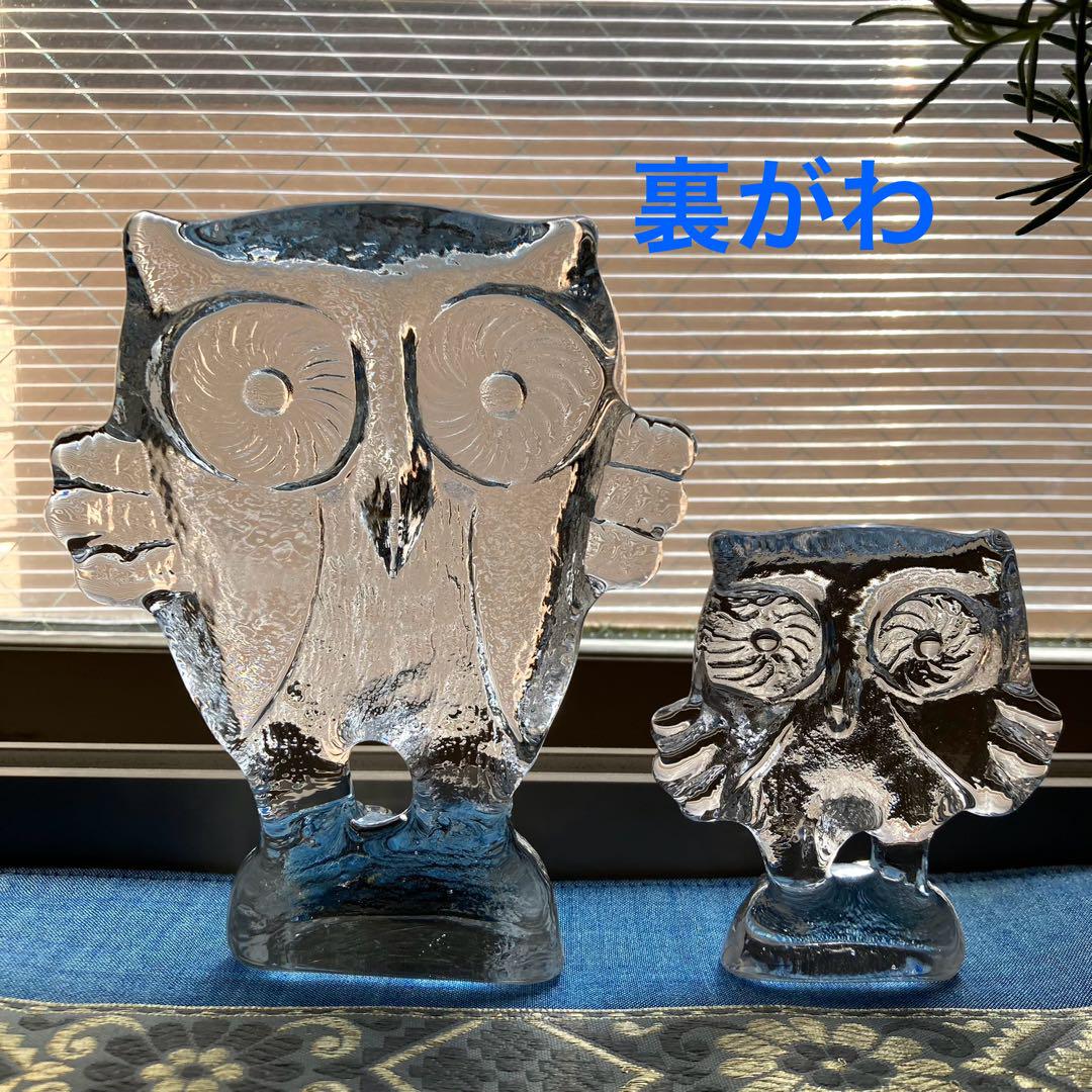 KOSTA BODA コスタボダ北欧ヴィンテージ 置物 フクロウ - メルカリ