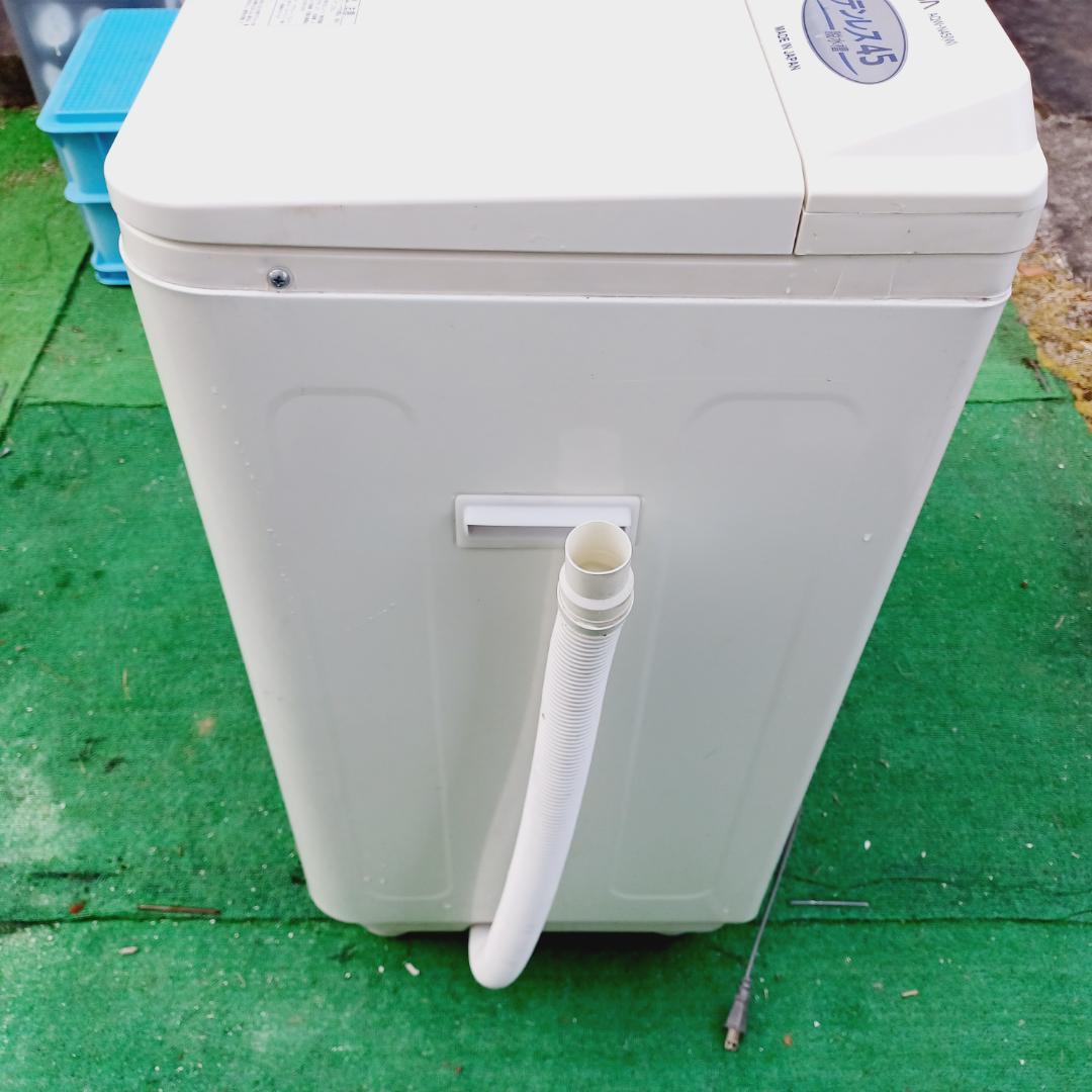 現状渡し　長期保管品　AQUA　二槽式洗濯機　AQW-N45　4.5kg