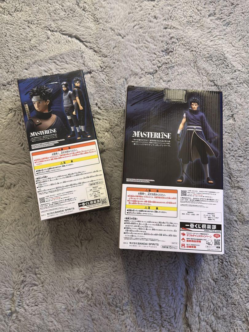 一番くじ NARUTO B賞 うちはシスイ C賞 うちはオビト フィギュア