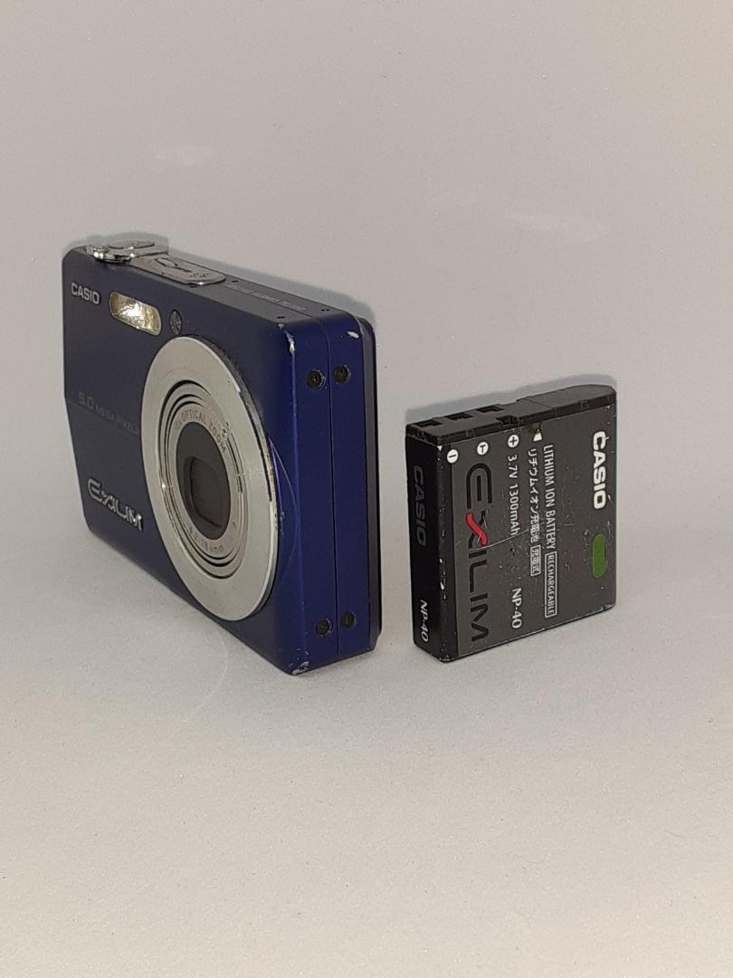 スマホ転送OK】カシオ CASIO EXILIM EX-Z500 ブルー - メルカリ