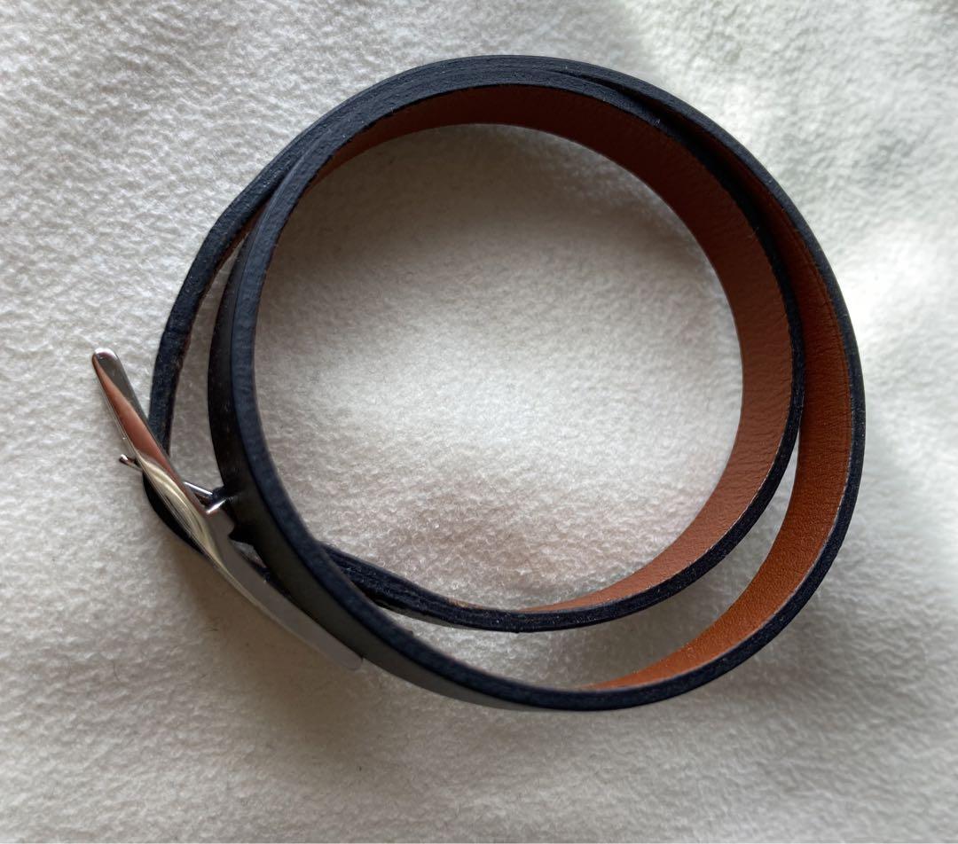 HERMES ブレスレット　アピ エルメス HERMES レザーブレスレット アピ1 ブレスレット ユニ