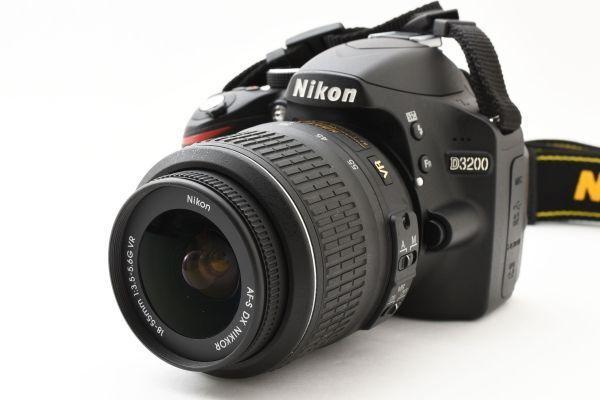 【美品】ニコン Nikon D3200 レンズキット SDカード付