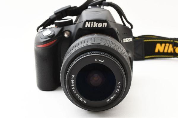 【美品】ニコン Nikon D3200 レンズキット SDカード付