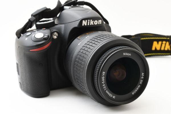 【美品】ニコン Nikon D3200 レンズキット SDカード付