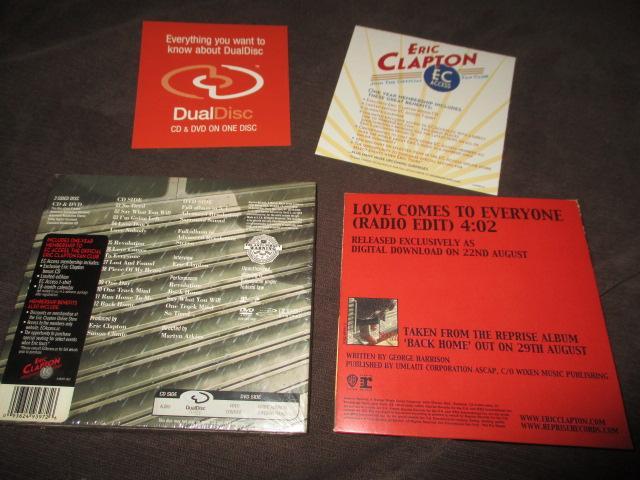 Eric Clapton Back Home DualDisc (限定盤送料込）