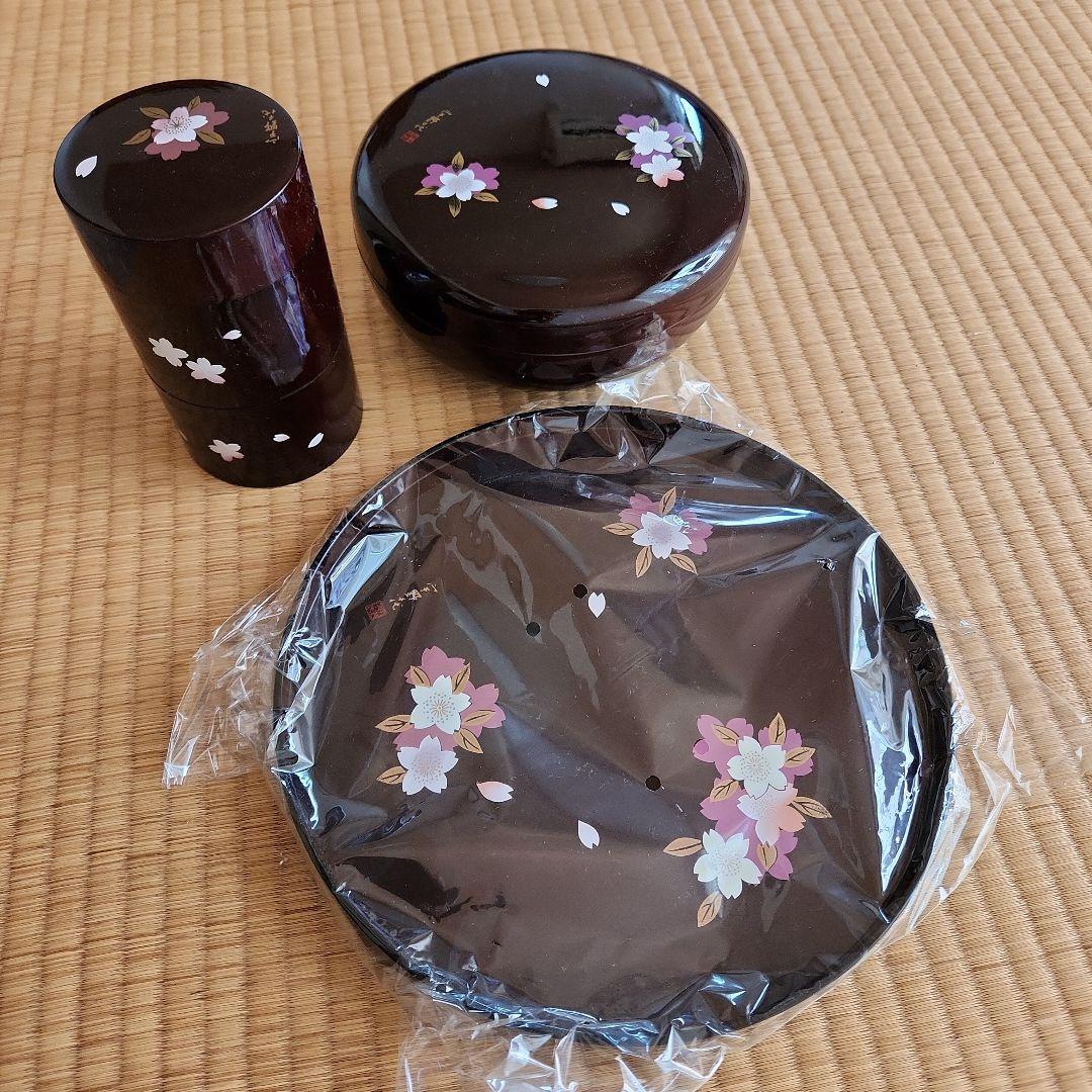 茶筒和菓子器お盆セット