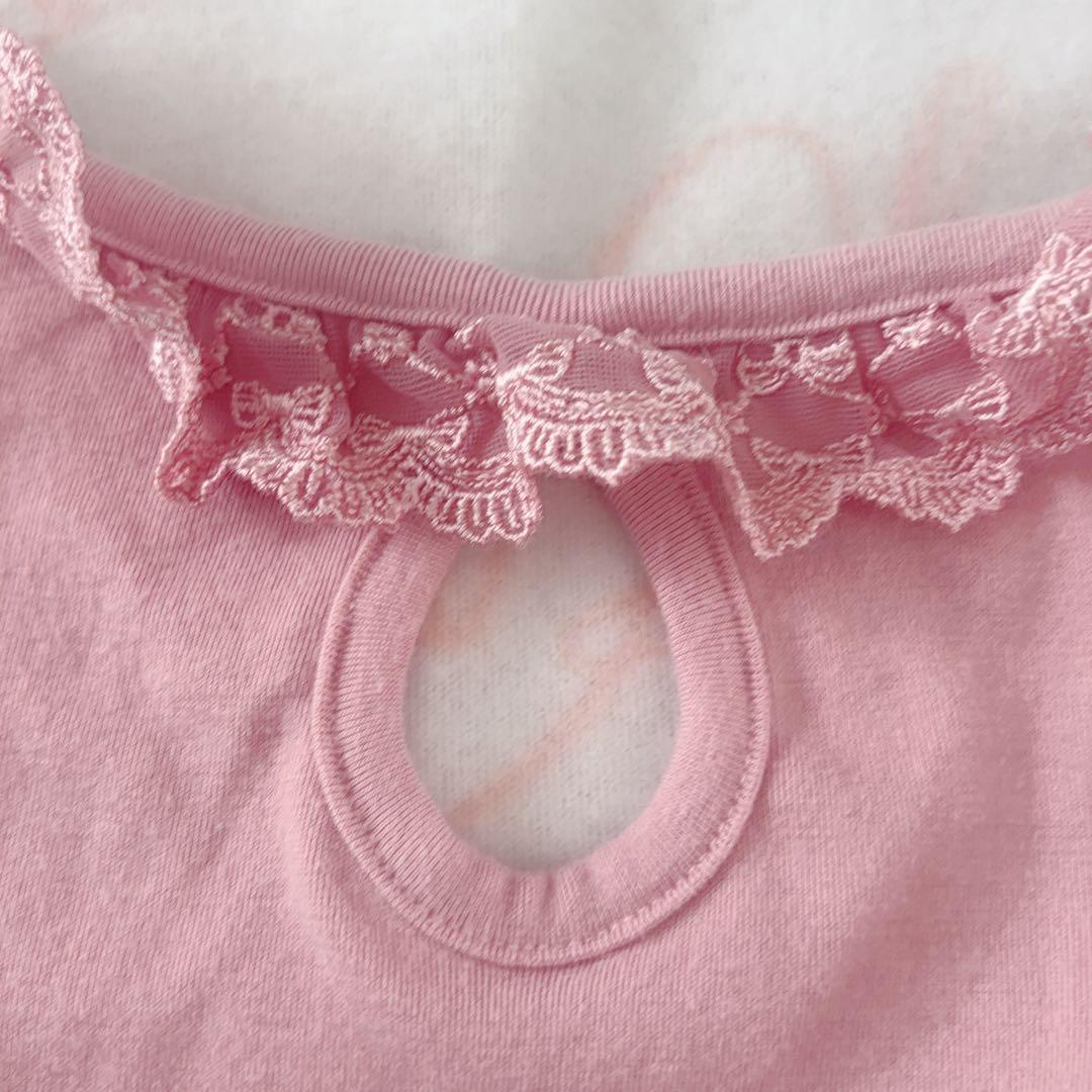 超特価セール開催！！ レース トップス 長袖 ピンク LIZLISA リボン メルカリ - 秋 トップス