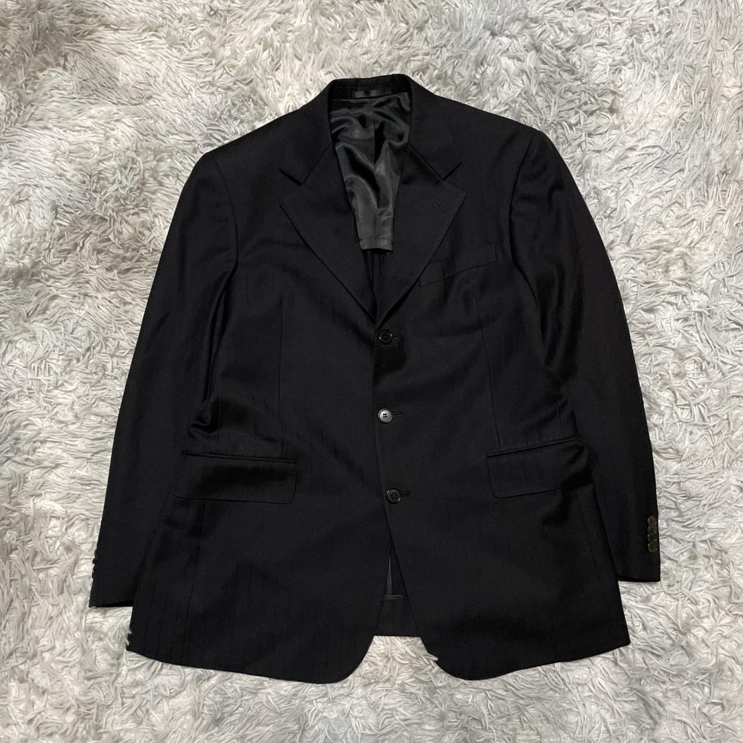 【エルメネジルドゼニア】ウールスーツ セットアップ ストライプ 上質 JC598 【エルメネジルドゼニア】ウールスーツ セットアップ ストライプ 上質 JC598