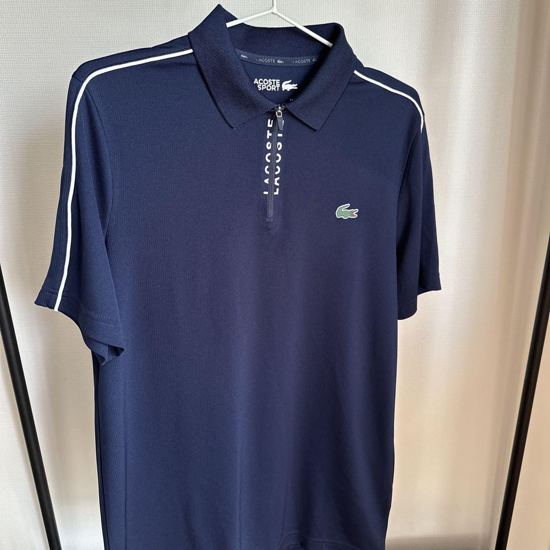 LACOSTE SPORT ポロシャツ紺