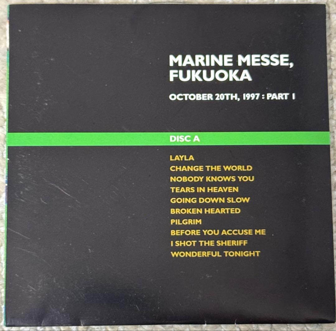 美品・レア　エリック・クラプトン 1997年日本公演10CDセット