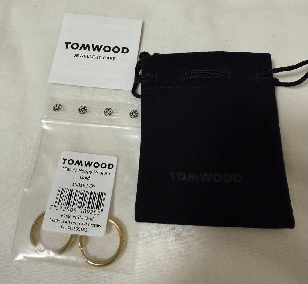 TOM WOOD トムウッド クラシックフープ ゴールド ピアス ミディアム