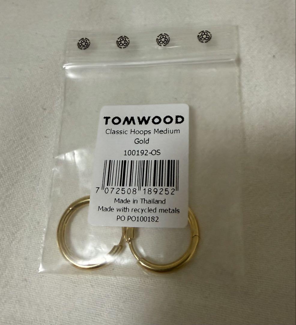 TOM WOOD トムウッド クラシックフープ ゴールド ピアス ミディアム