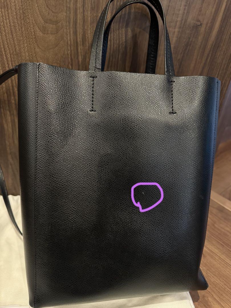 セリーヌ　CÉLINE 黒 カバスモール　レザー トートバッグ