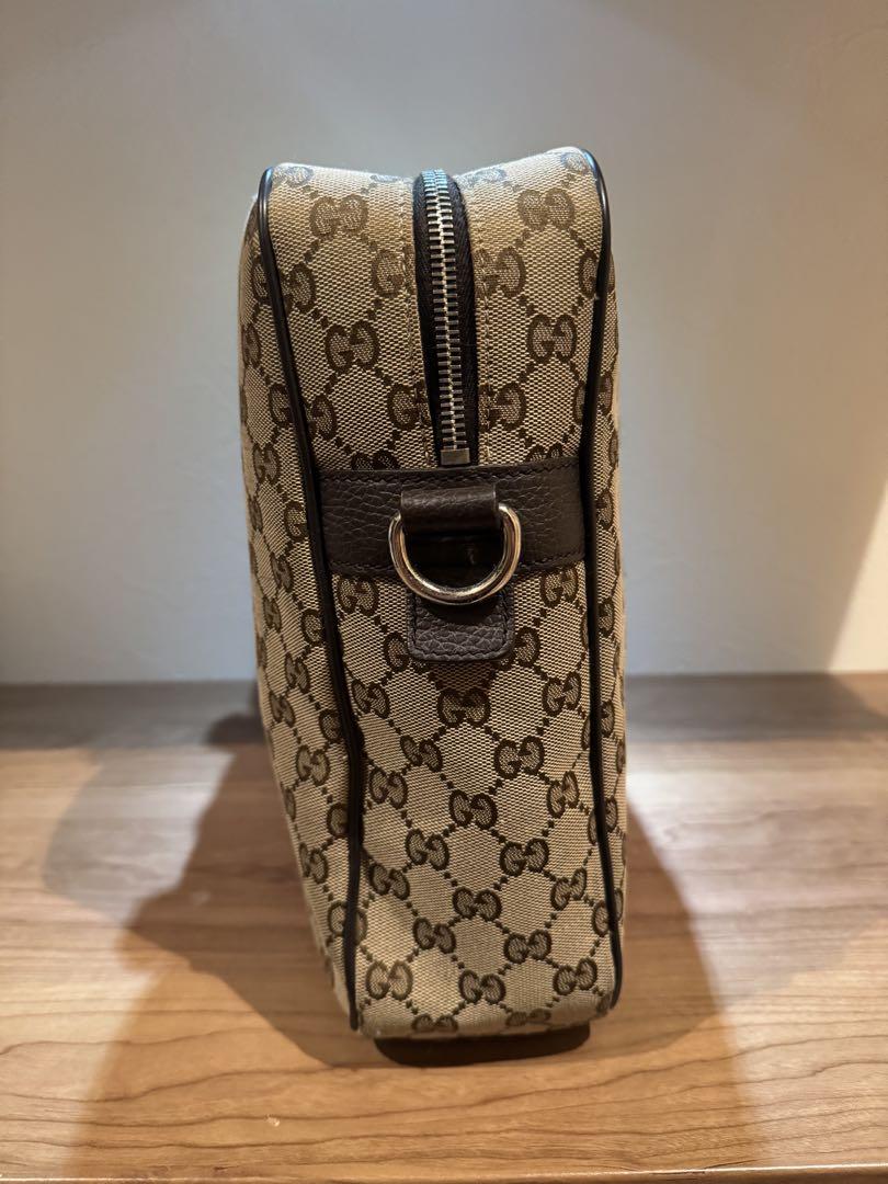 GUCCI GGパターン ビジネスバッグ グッチ/ビジネスバッグ/GG柄/黒/ジャガード×レザー/型番