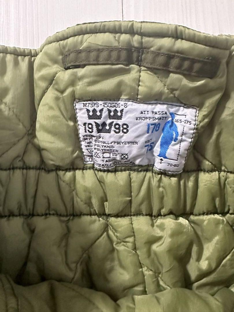 1998年製スウェーデン軍コールドウェザーパンツ