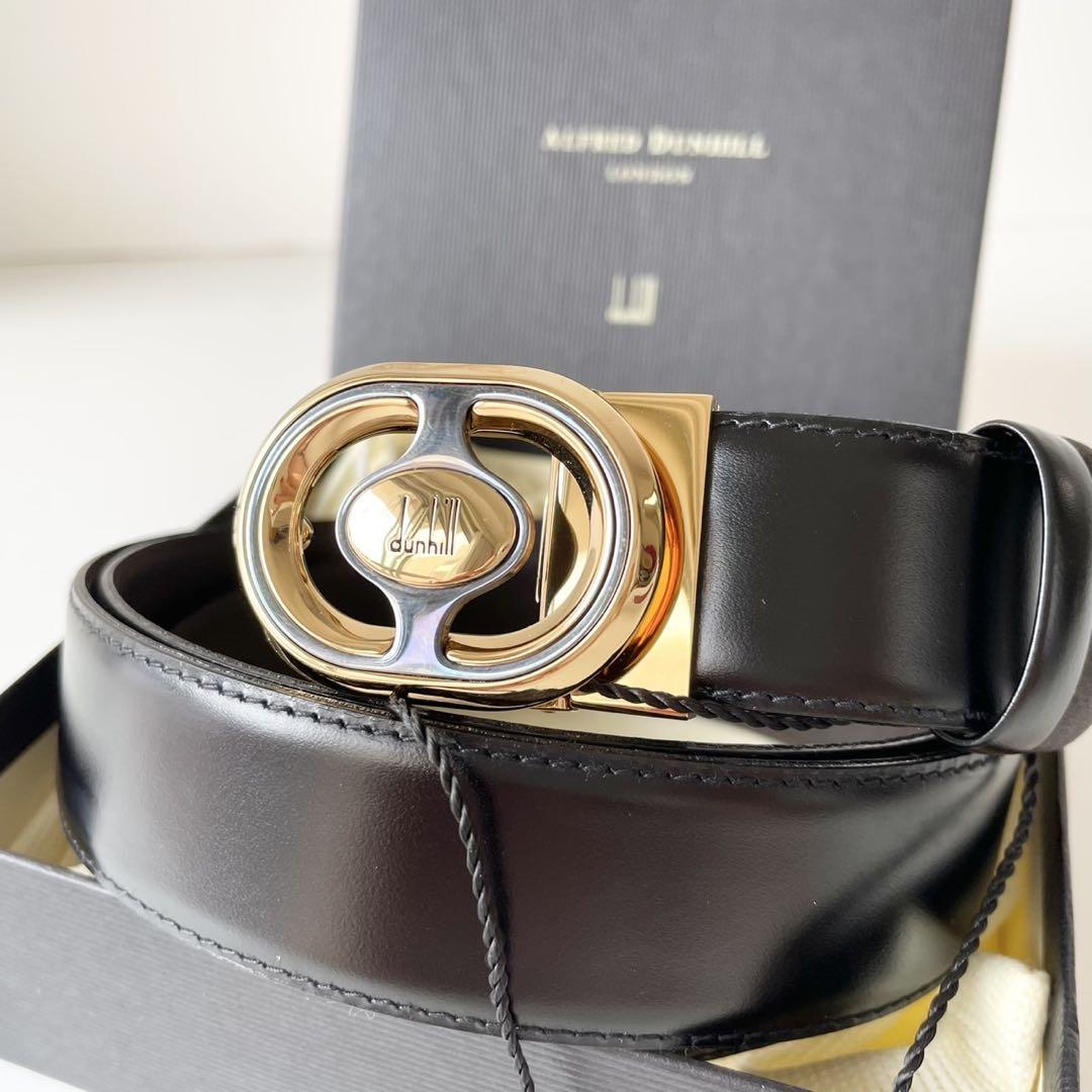 【新品】dunhill メンズ ベルト ビジネス 長さ調整可能