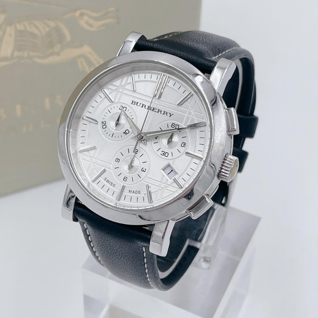 【希少】 BURBERRY BU1372 ヘリテージ クロノグラフ ノバチェック