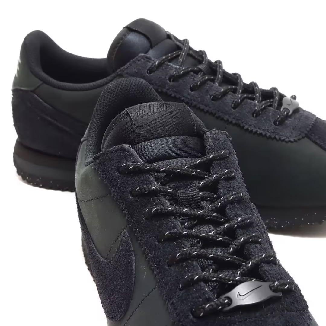 NIKE W CORTEZ PRM BLACK 22.0cm 新品未使用 箱なし