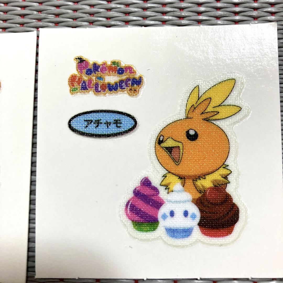 ポケモンシール デコキャラシール 6枚 ポケモンカレーシール4枚