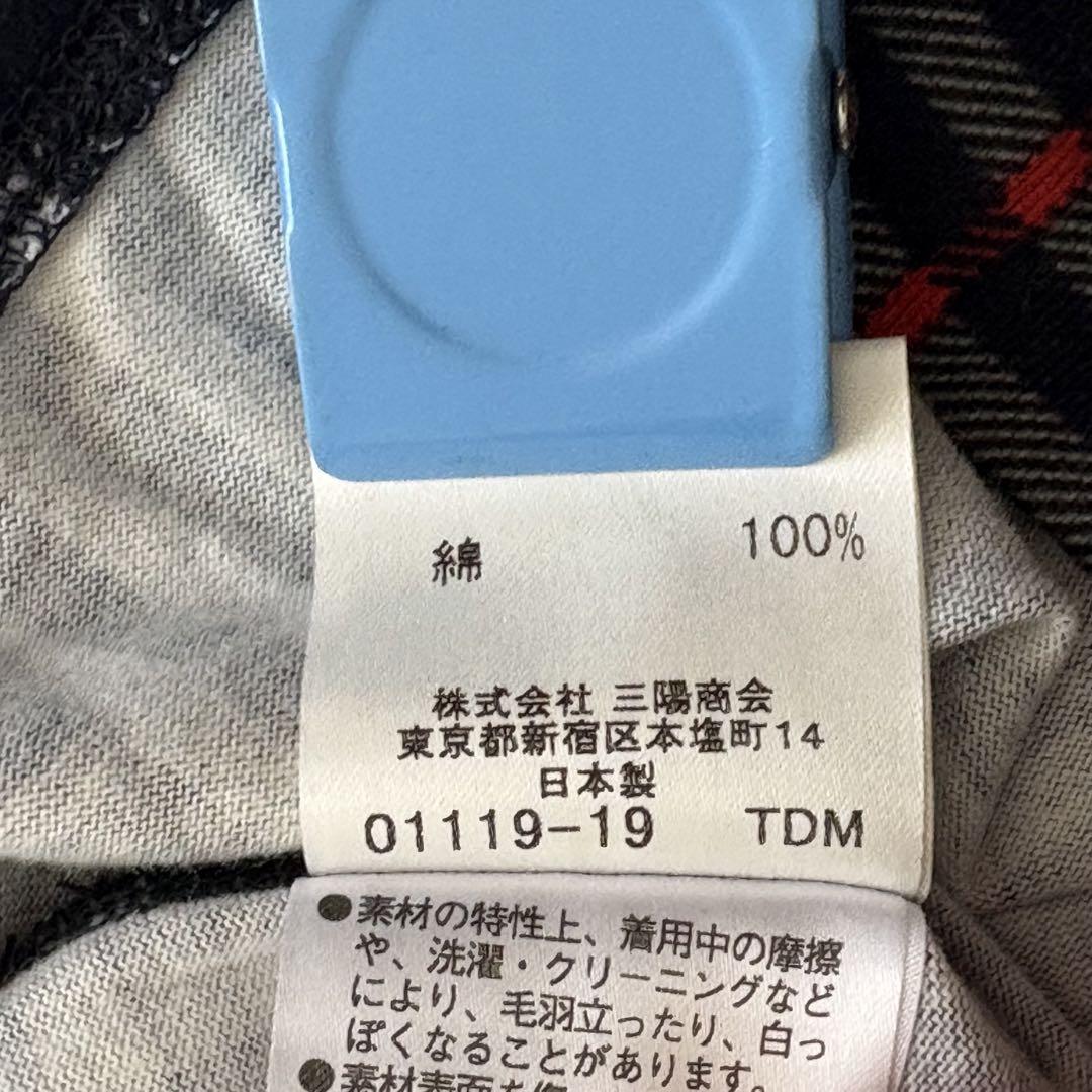 バーバリーブルーレーベル 未使用 ノバチェック コットン Tシャツ 【S】