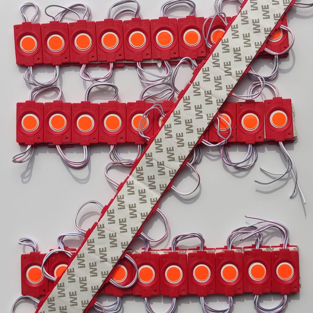 ラウンド シャーシマーカー 20コマ × 4セット 80個 LED 赤 24V