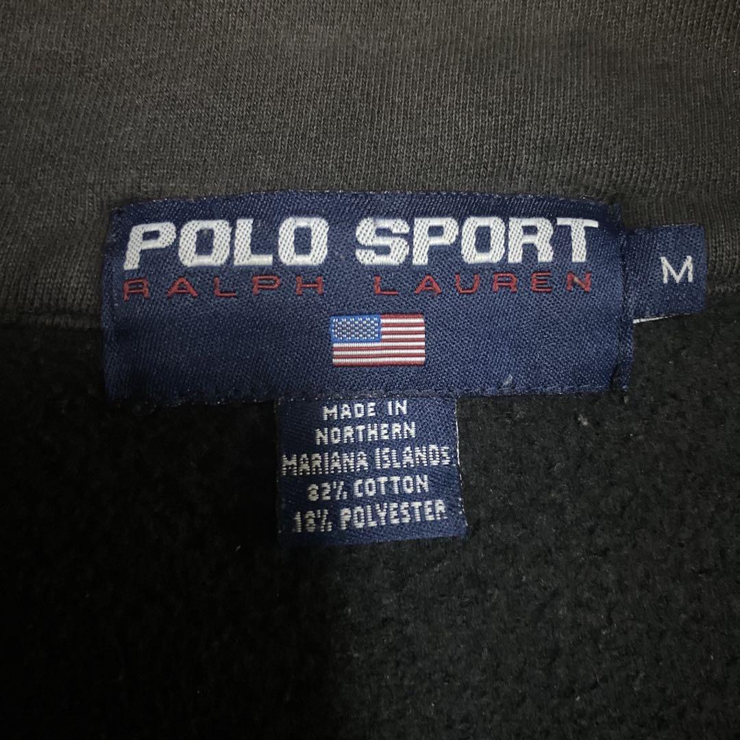 90s POLO SPORT ハーフジップスウェット