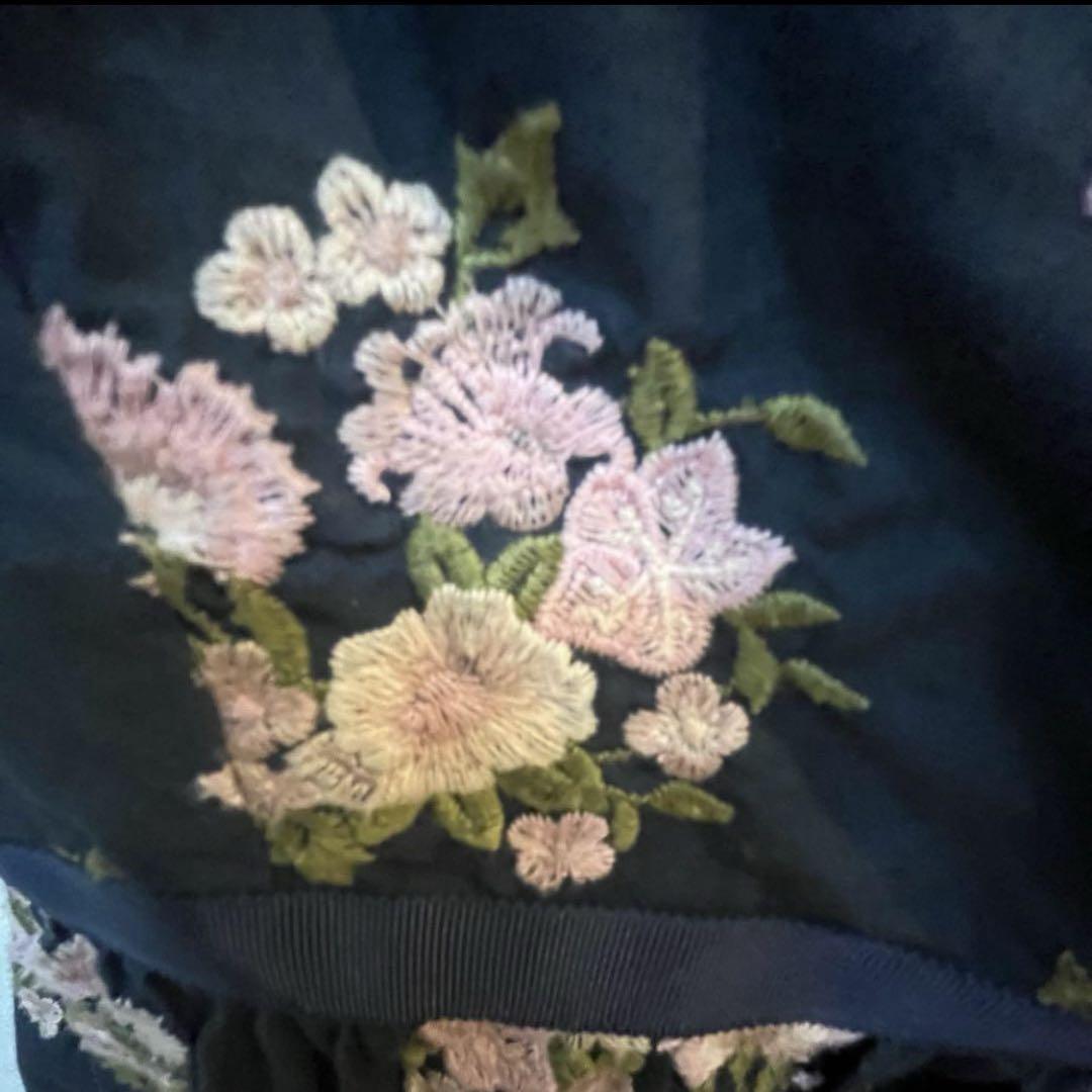 TOCCA 】花柄 刺繍ノースリーブ ワンピース 130センチ - メルカリ