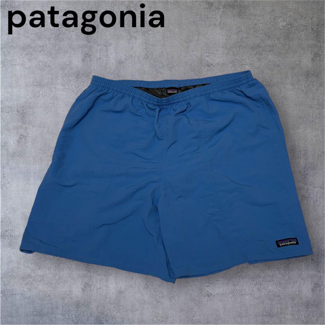 patagoniaパタゴニアバギーズロングXL青 sty58034SP19