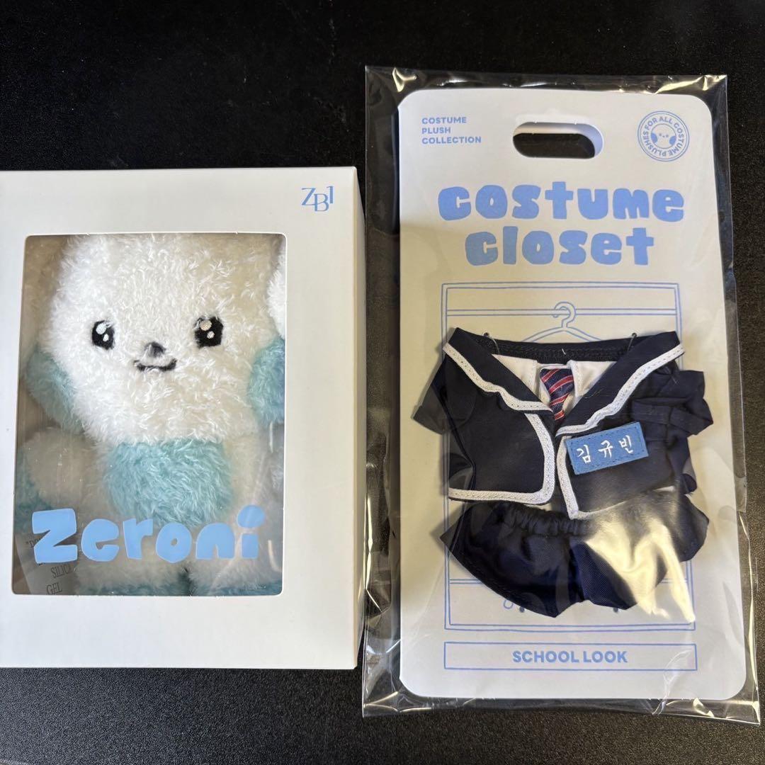 ZEROBASEONE リッキー zeroni ぬいぐるみ 制服 トレカ付き ZEROBASEONE ギュビン zeroni ぬいぐるみ 制服 トレカ付き