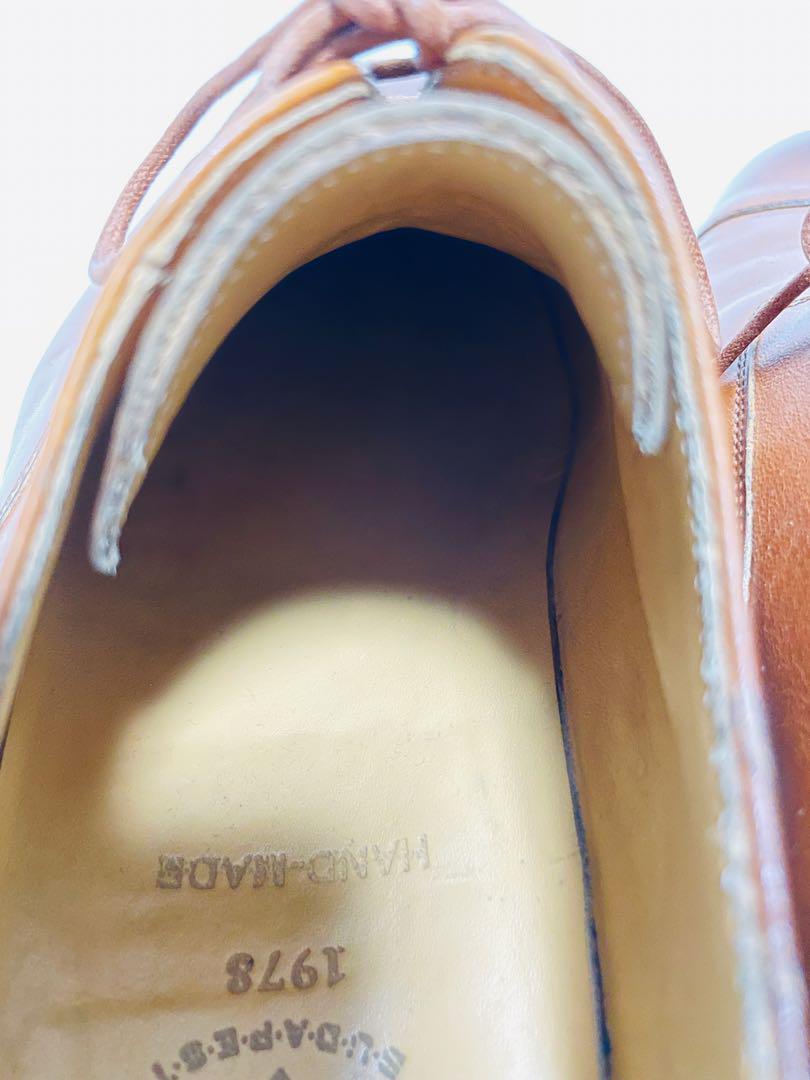 靴 VASS OLD ENGLISH Tan Calf 40 F