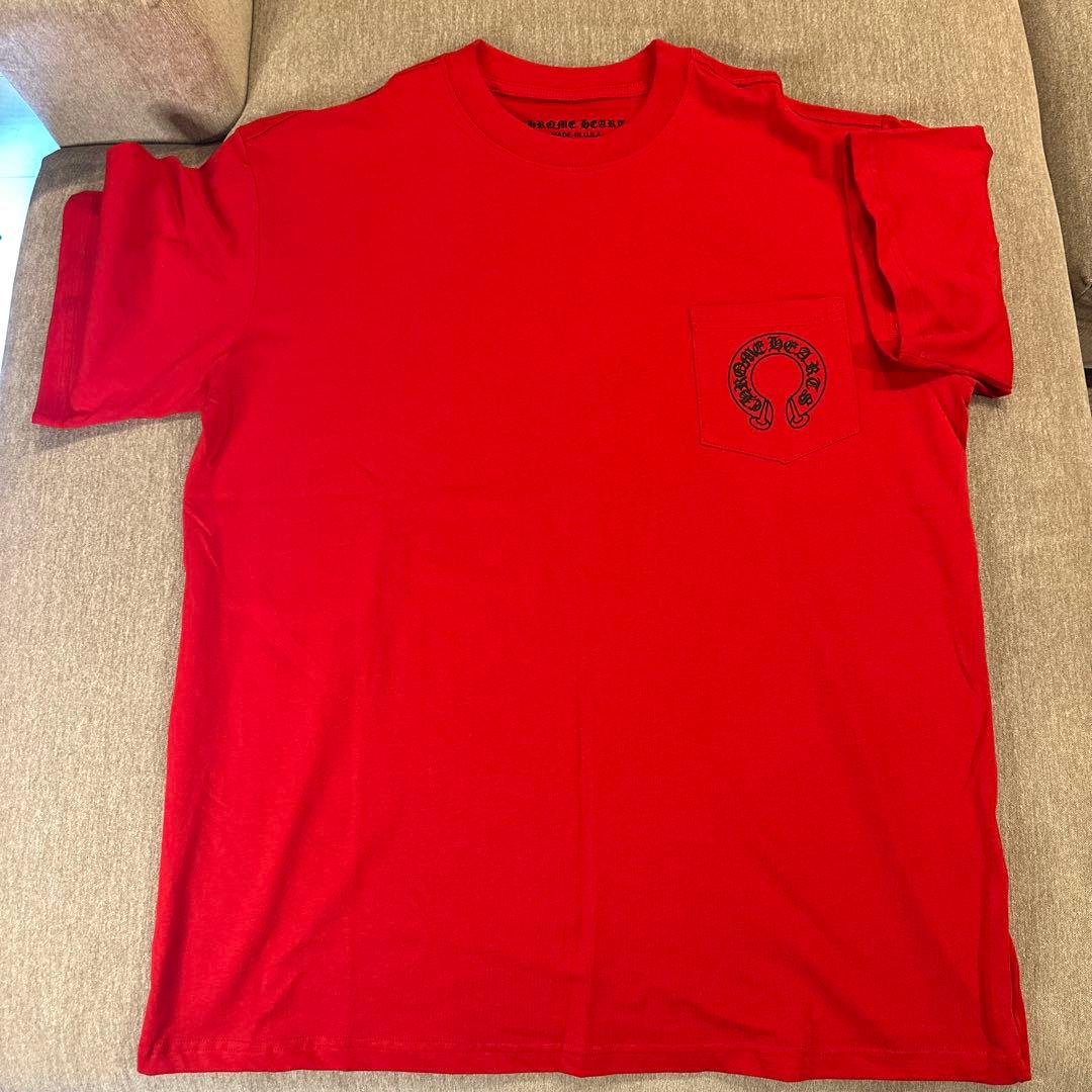 CHROMEHEARTS レッド XL Tシャツ