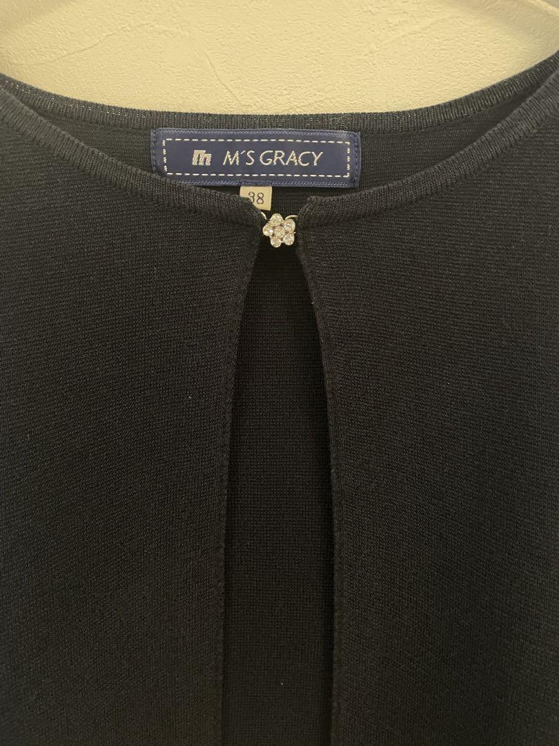 M'S GRACY - ネイビーボレロ 38の通販 by プニ's shop｜エムズ