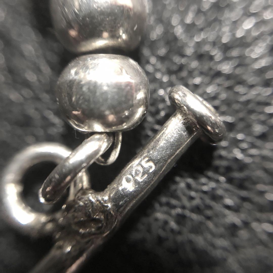 アクセサリー Vintage Silver Ball Chain Bracelet 925