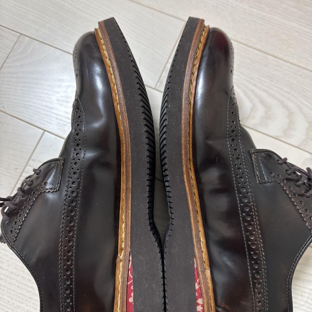 『VISVIM』 ウィングチップ ローファー ブラウン