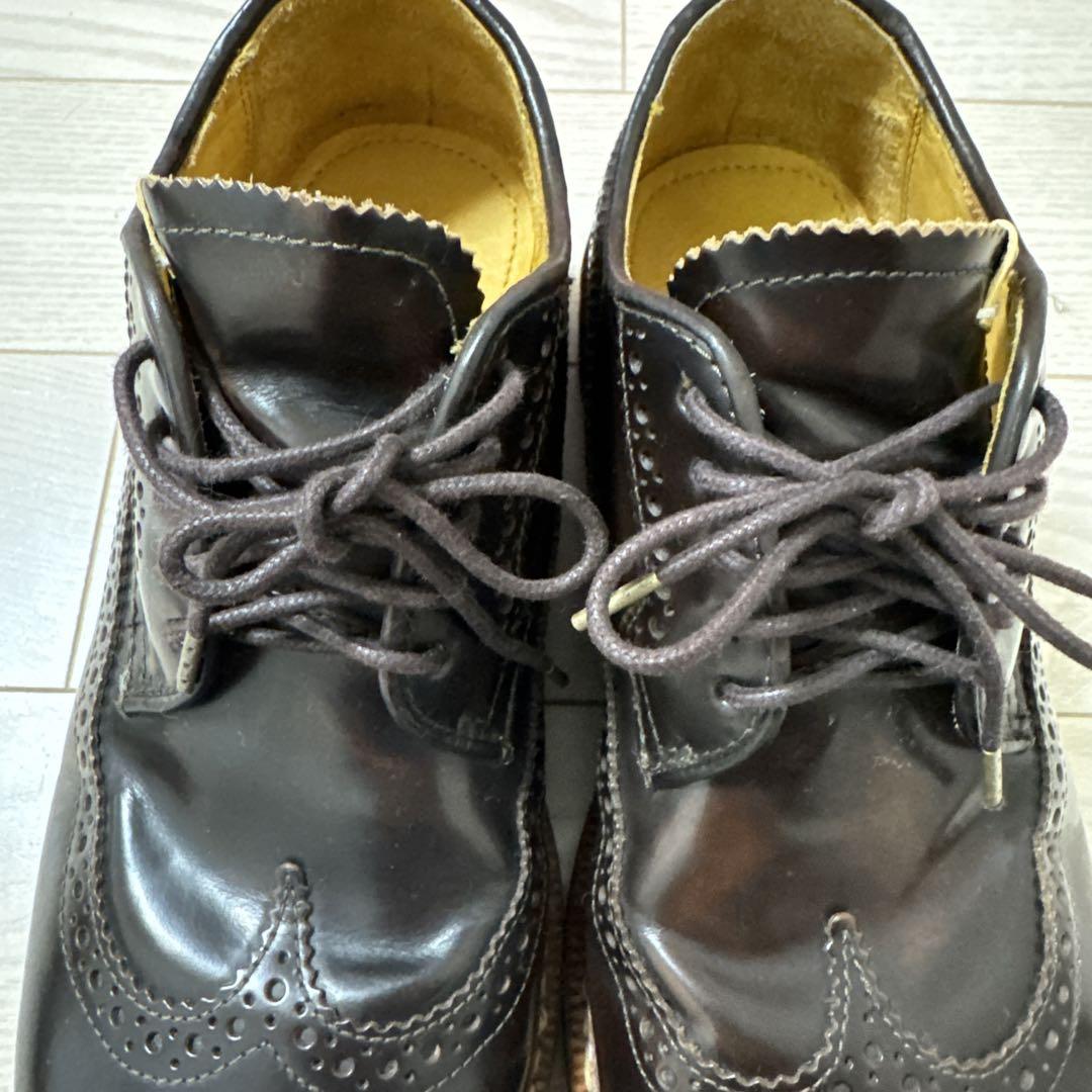 『VISVIM』 ウィングチップ ローファー ブラウン