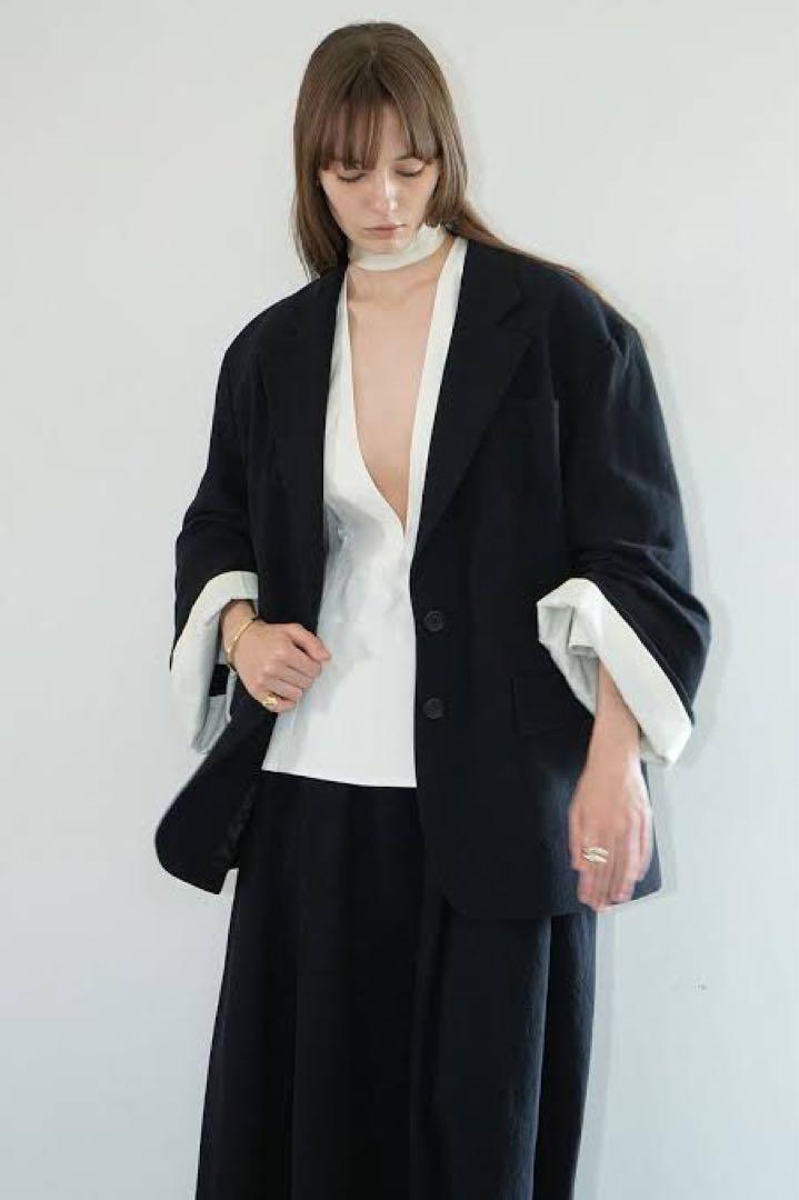clane LOOSE BELL SLEEVE JACKET 1
