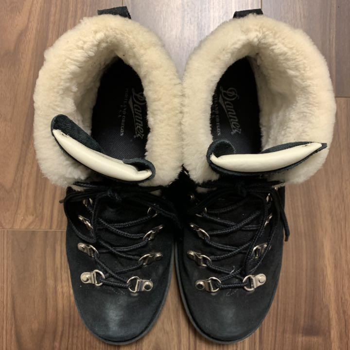 ーツです▩ DANNER 黒 US8 26cm xZMUV-m72835091619 ダナー シップス別注 ムートンブーツ ❁れあり