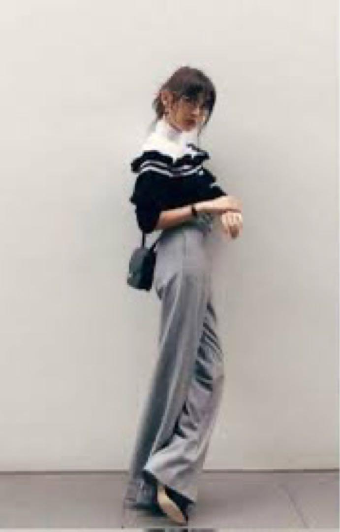 3.1 Phillip Lim  ハイネック ラッフル　ニット　紗栄子着用