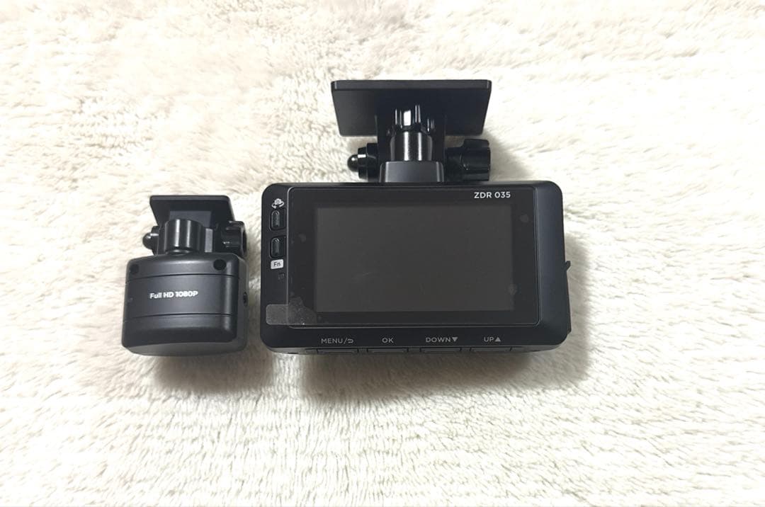 前後ドラレコ　コムテック ZDR035 「美品」