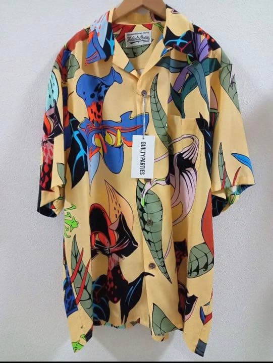 配送員設置送料無料配送員設置送料無料ワコマリア アロハシャツ 百花図