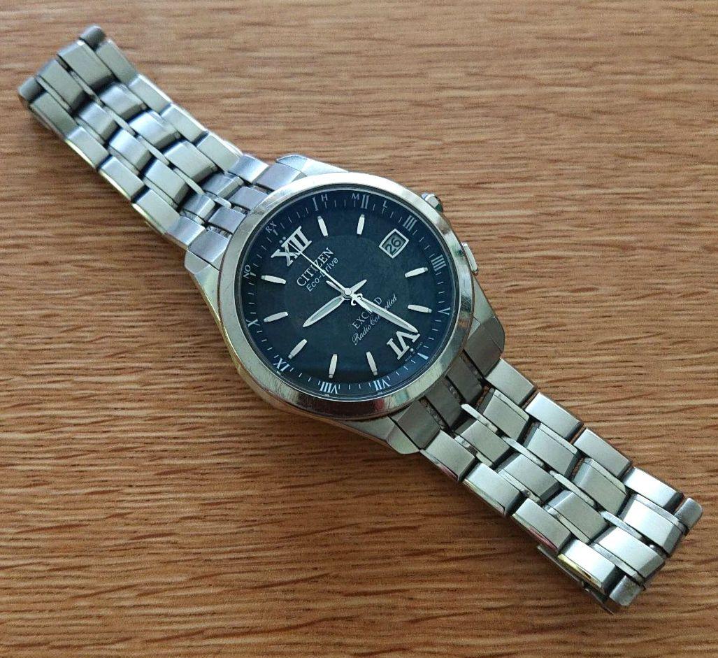 シチズン 腕時計 エクシード エコドライブ メンズ 不動品 CITIZEN