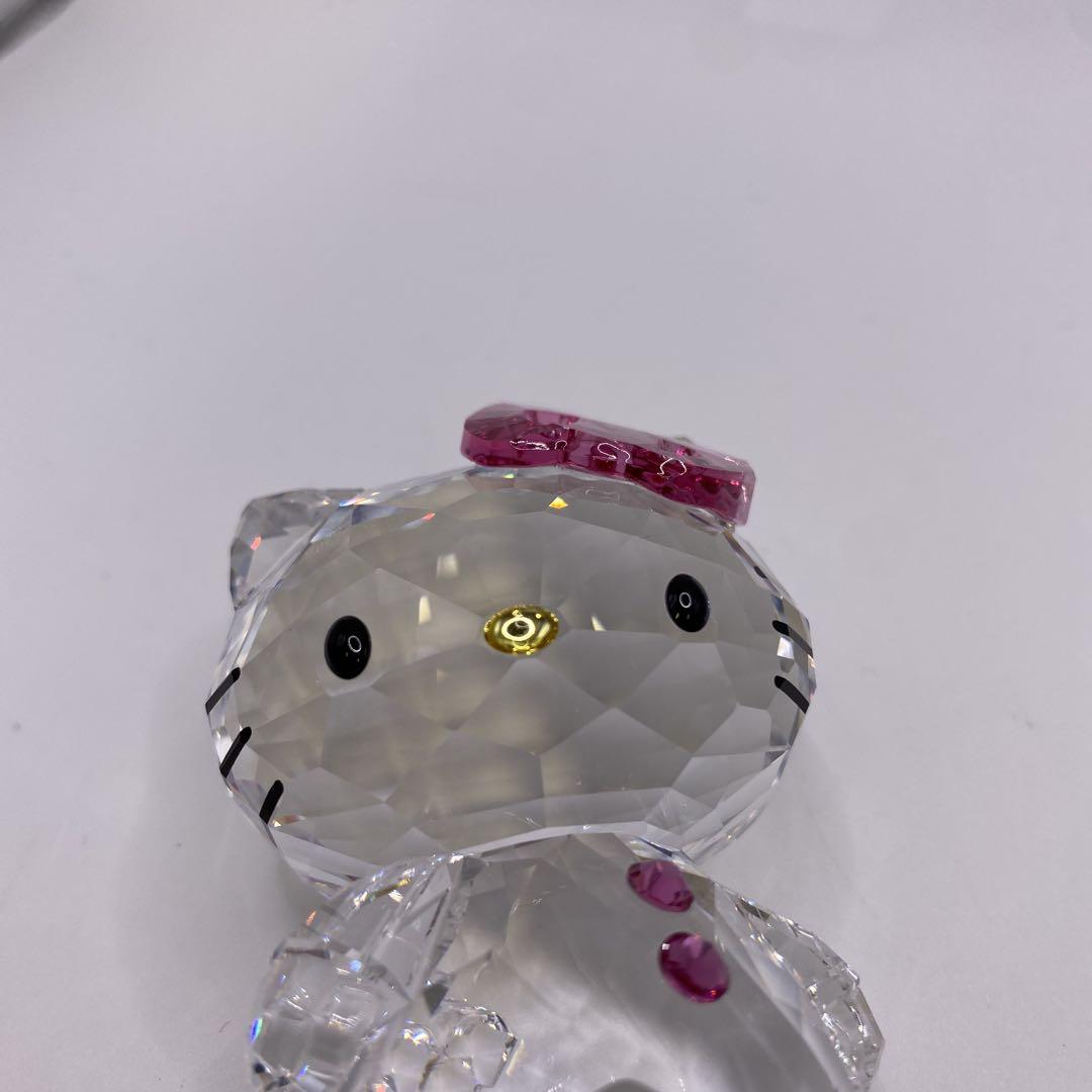 ○136 SWAROVSKI スワロフスキー ハローキティ ピンクリボン