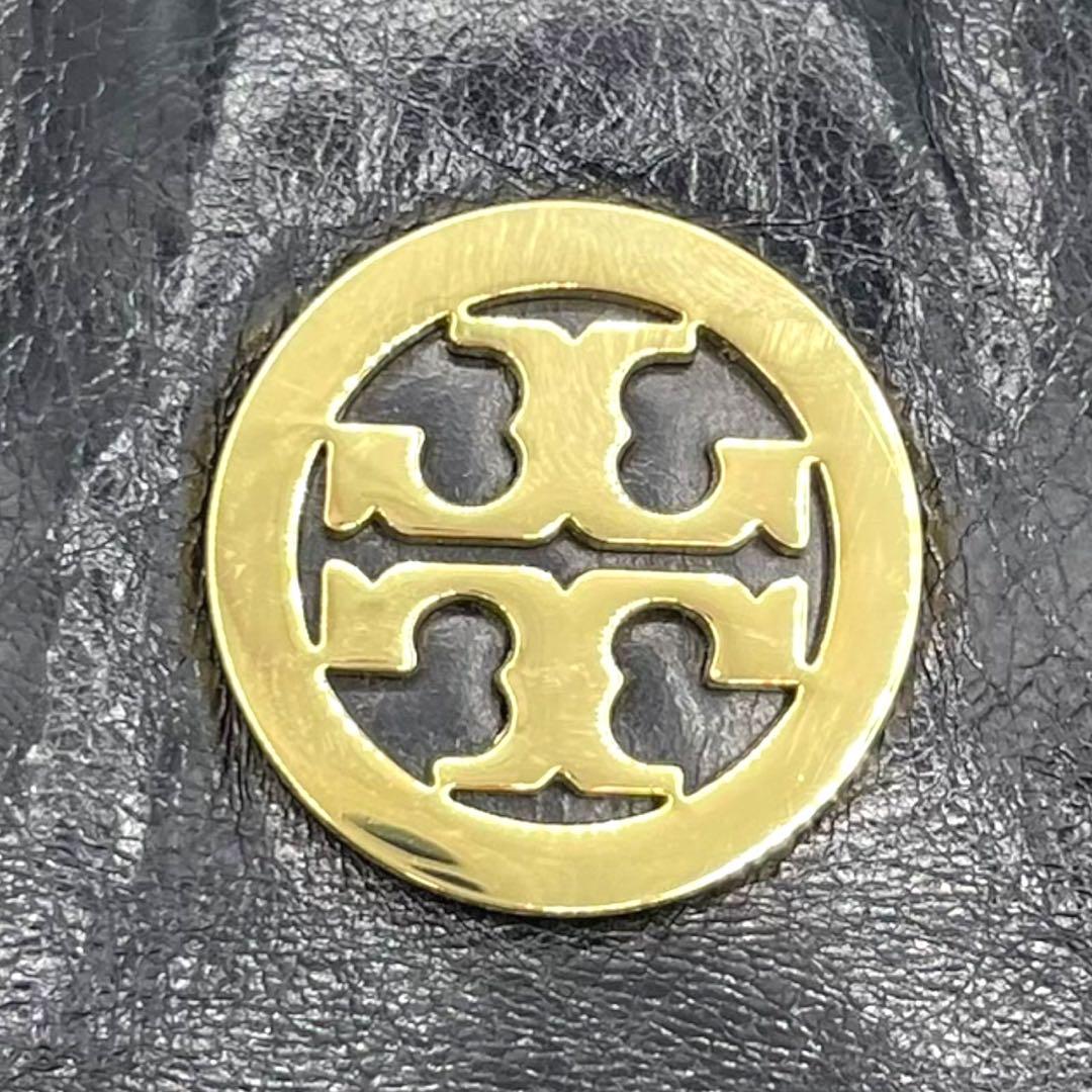 極美品 A4収納 トリーバーチ 2way トートバッグ シワ加工 レザー