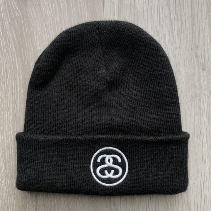 STUSSY ステューシー SS-Linkロゴ ニット帽 ニットキャップ