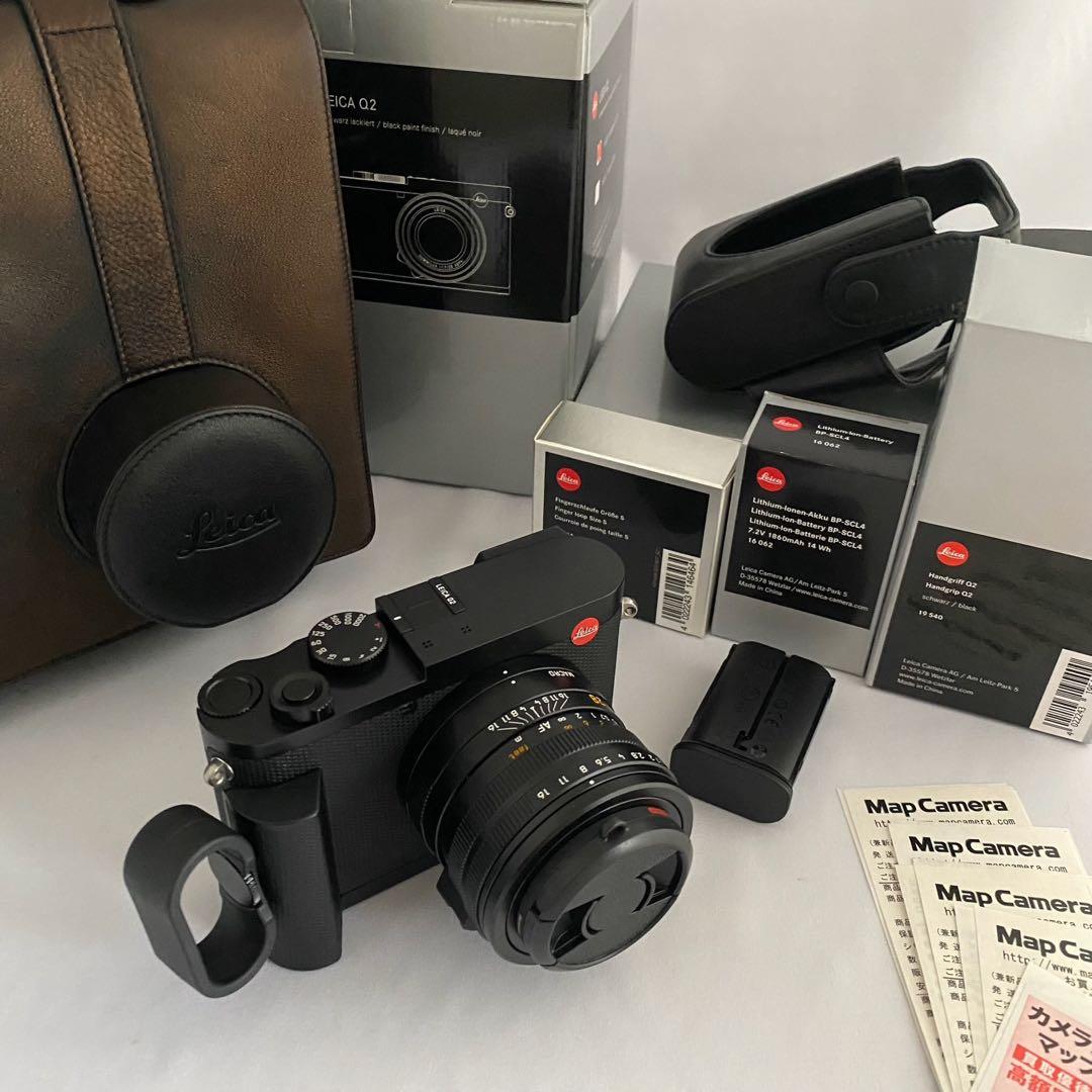 【中古(良品)】ライカQ2 純正オプション多数 + おまけのバッグ付