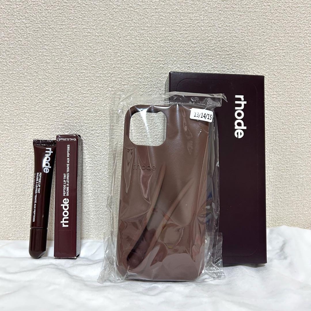 【在庫1点のみ】早い者勝ちrhode iPhone用ケースとリップバーム 在庫1点のみ】早い者勝ちrhode iPhone用ケースとリップバーム