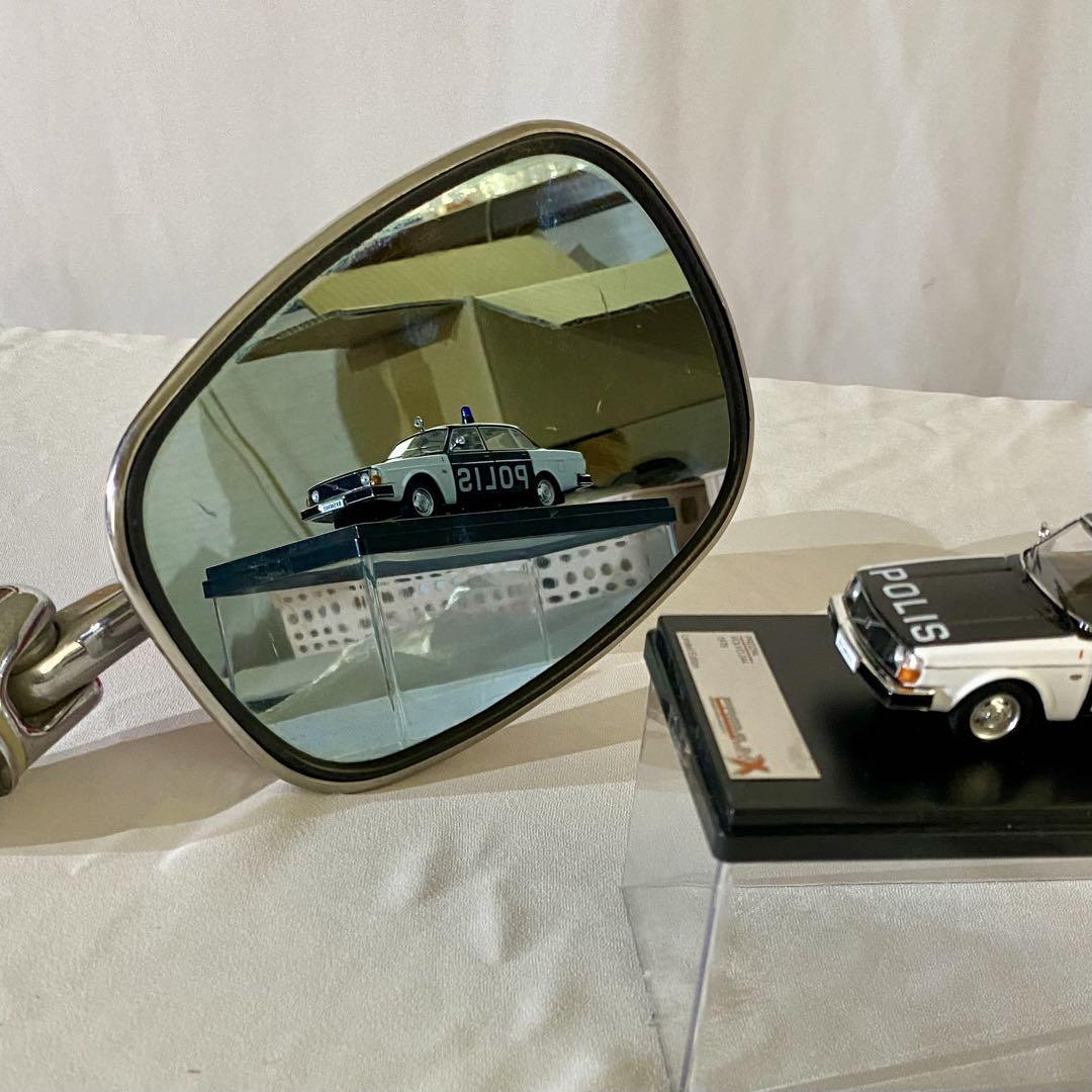 ボルボ240 USED ステンレスミラー 取付金具 インナーパネル フルセット