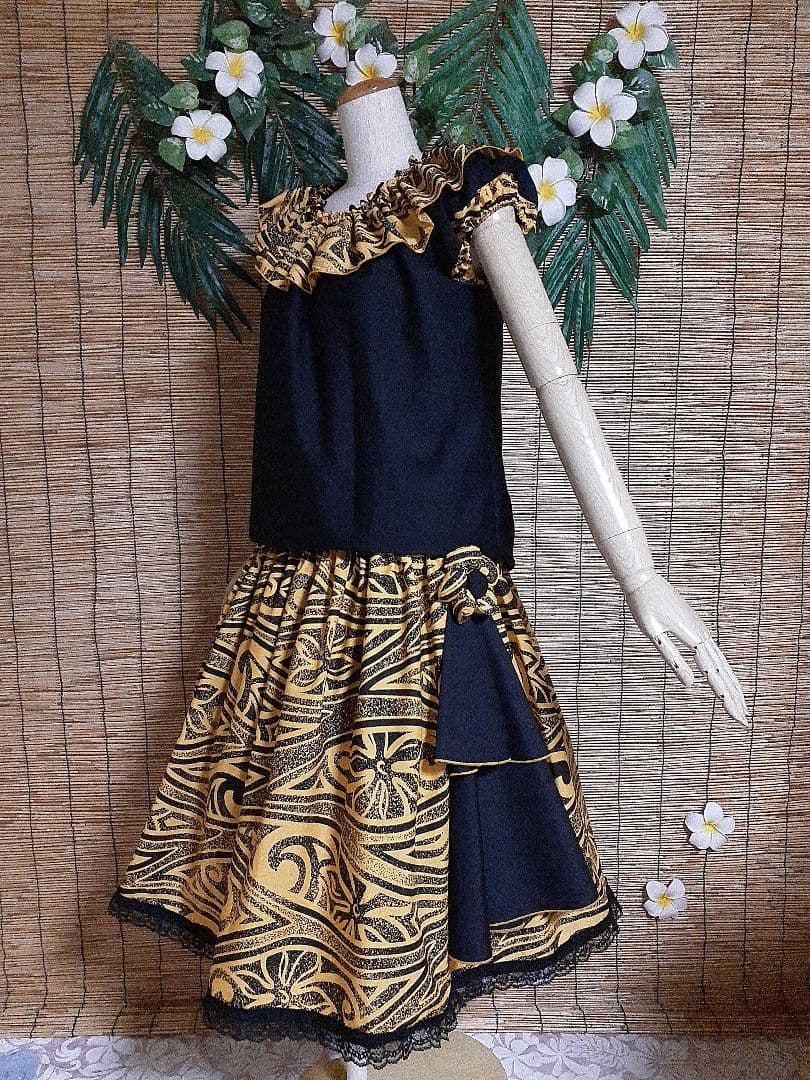 フラダンス上下セット(サイドドレープ) 人気TOP isecurity.gr