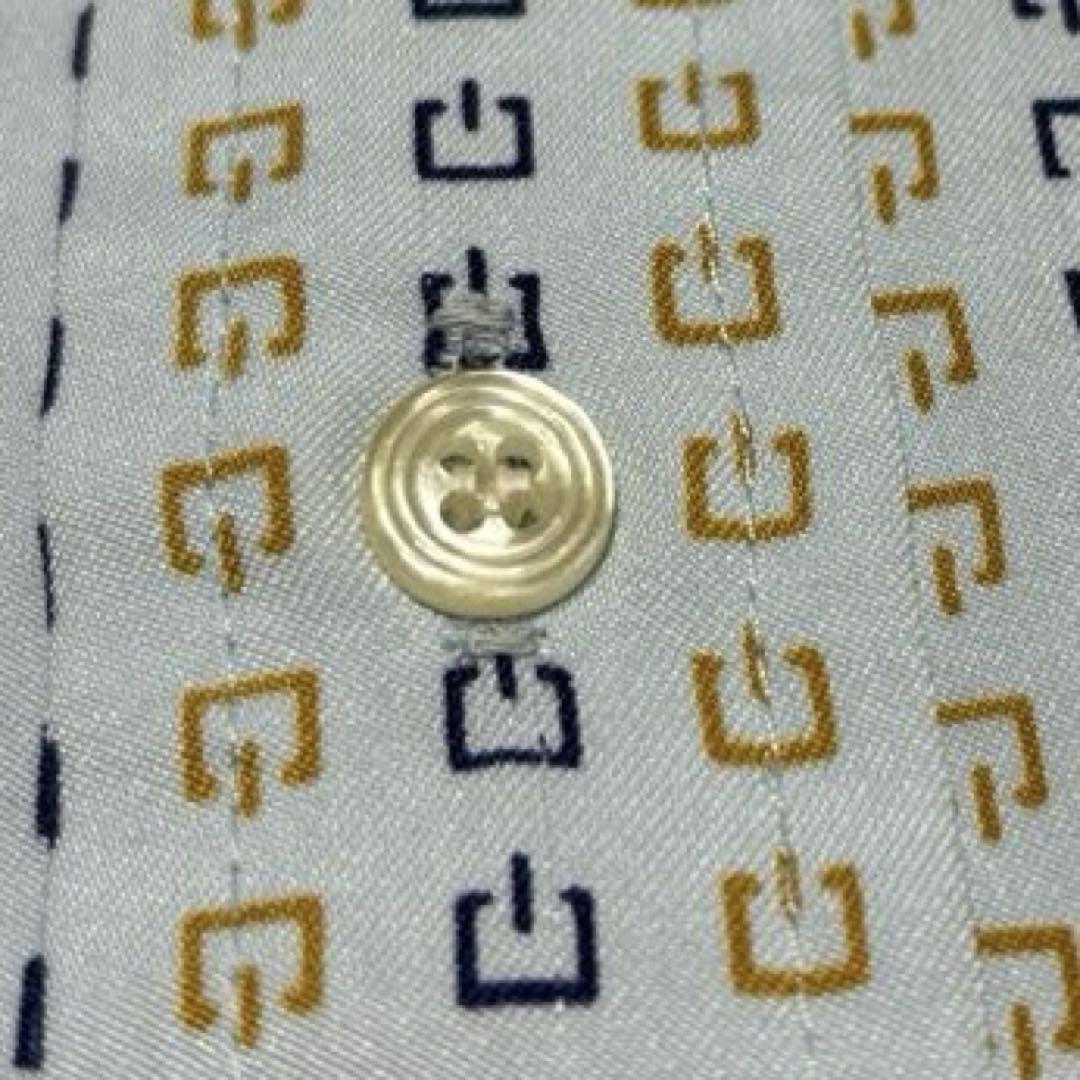 トップス 70's Sears repeating pattern polyshirt