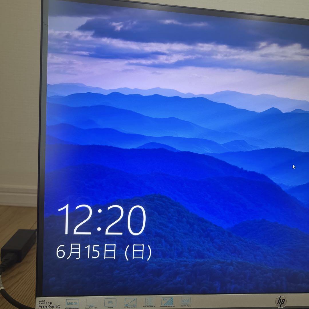 HP 27インチ・4Kモニター⭐︎HP27f 4K⭐︎2021年頃購入　室内使用